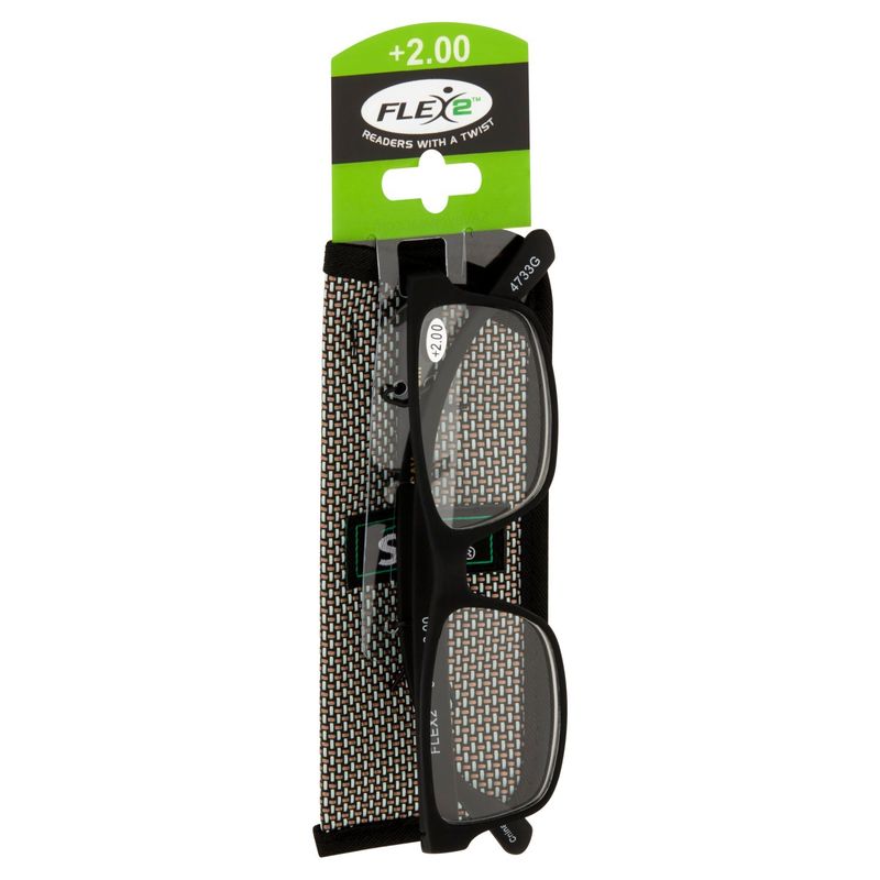 Flex2 +2.00 Readers with a Twist