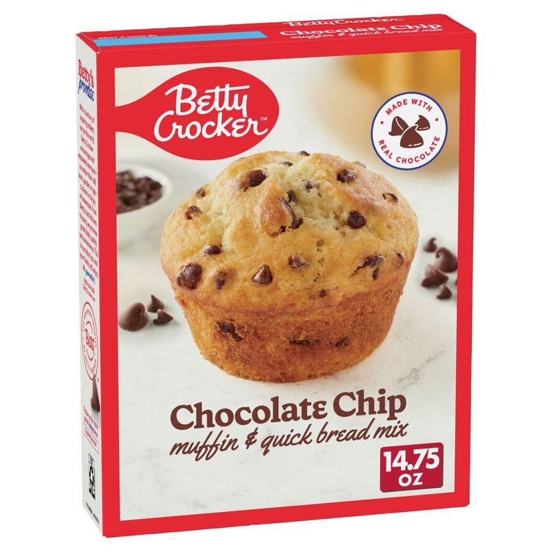 Betty Crocker Chocolate Chip Muffin &amp; Quick Bread Mix, 14.75 oz