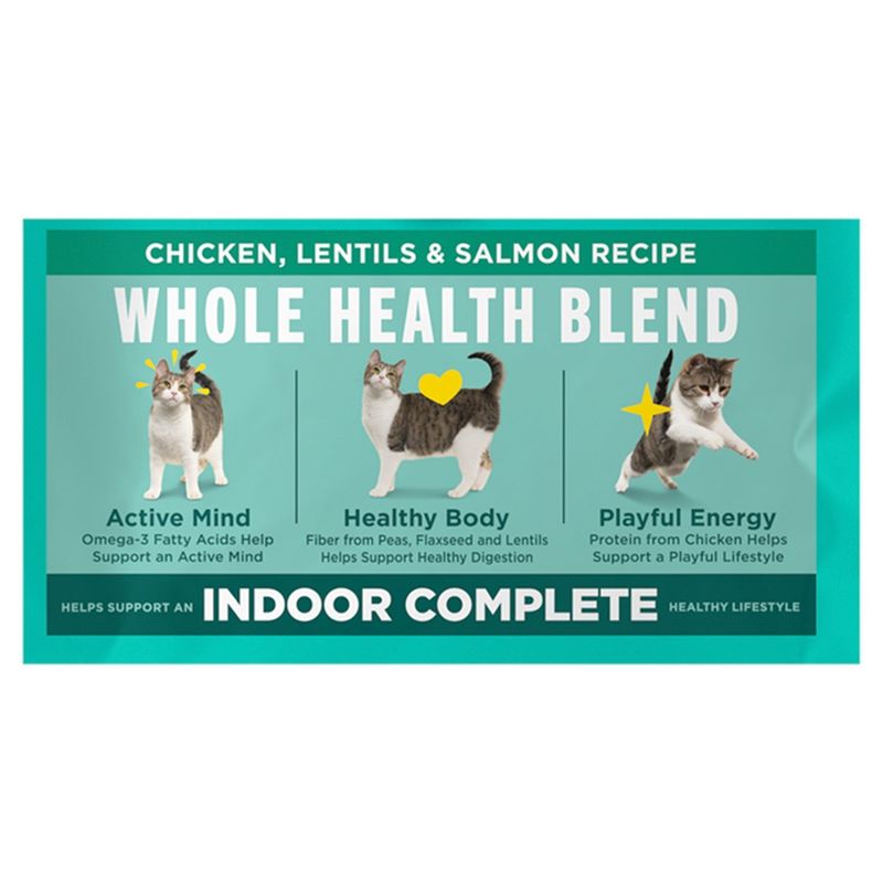 Nutrish Indoor Complete &amp; Balanced Natural Cat Food, 6 lb