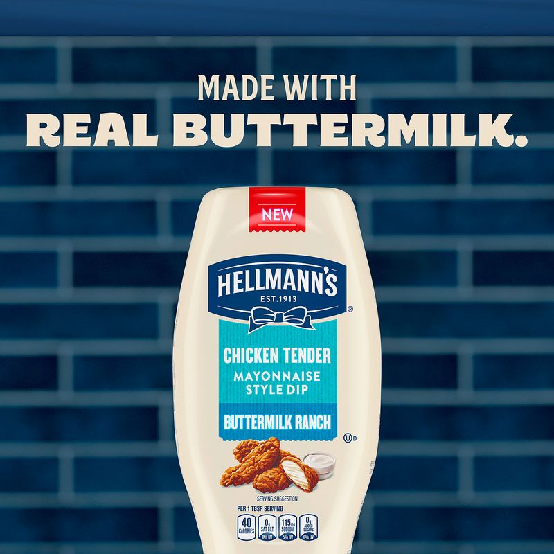 Hellmann's Buttermilk Ranch Chicken Tender Mayonnaise Style Dip, 11.5 fl oz