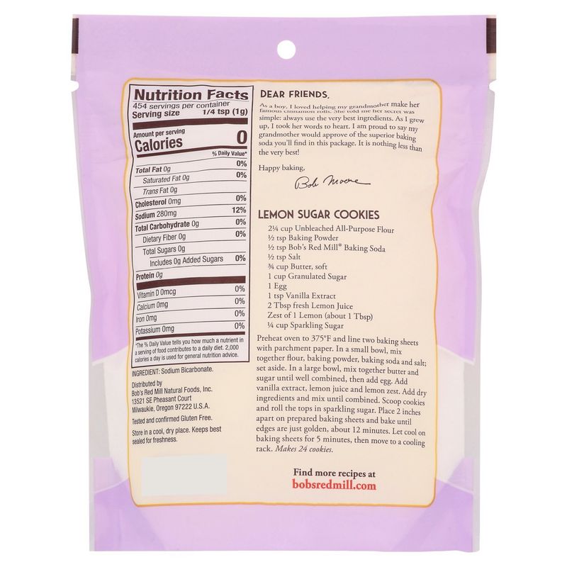 Bob's Red Mill Baking Soda, 16 oz