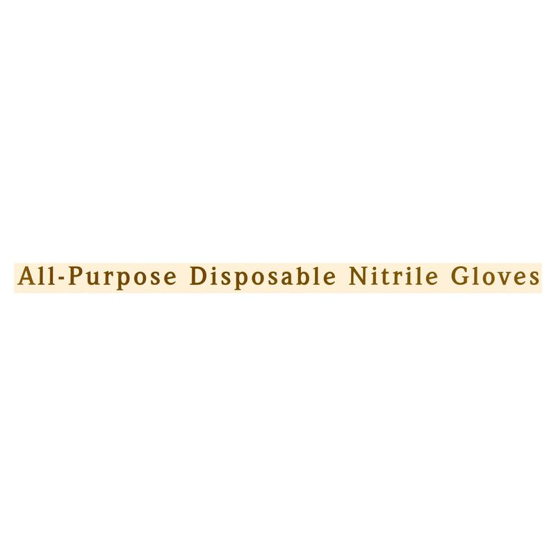 Paperbird All-Purpose Disposable Nitrile Gloves, 100 count