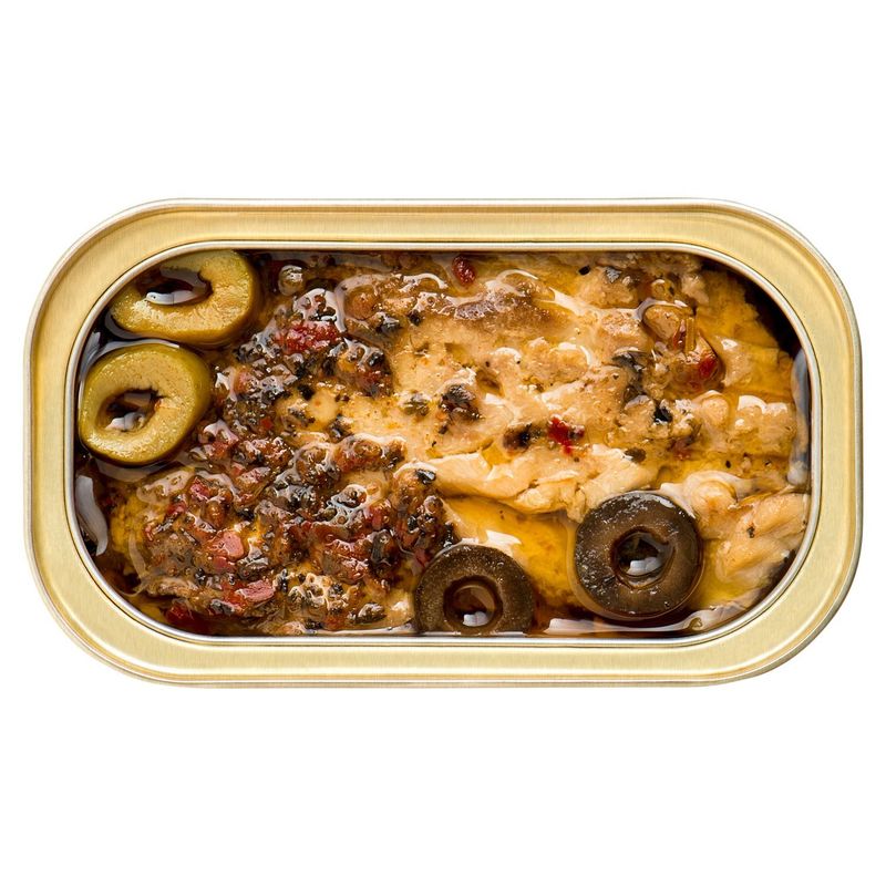 King Oscar Royal Fillets Skinless &amp; Boneless Mackerel Mediterranean Style, 4.05 oz