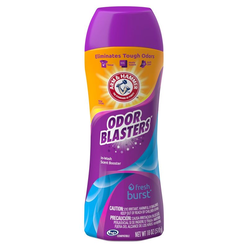 Arm &amp; Hammer Odor Blasters Fresh Burst In-Wash Scent Booster, 18 oz