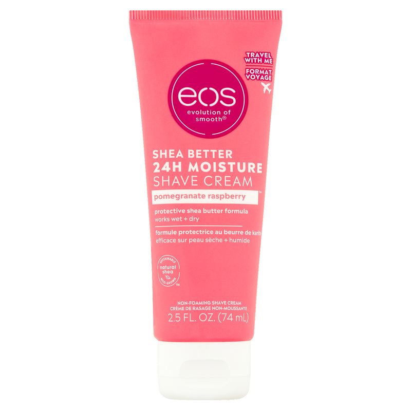 EOS Pomegranate Raspberry Non-Foaming Shave Cream, 2.5 fl oz