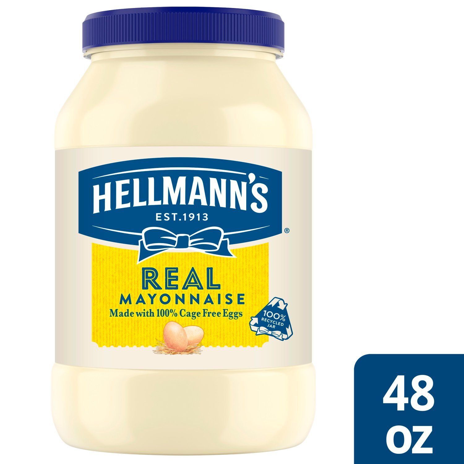 Hellmann's Real Mayonnaise Value Size, 48 oz