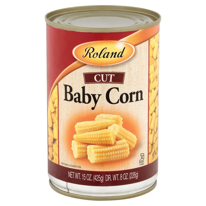 Roland Cut Baby Corn, 15 oz