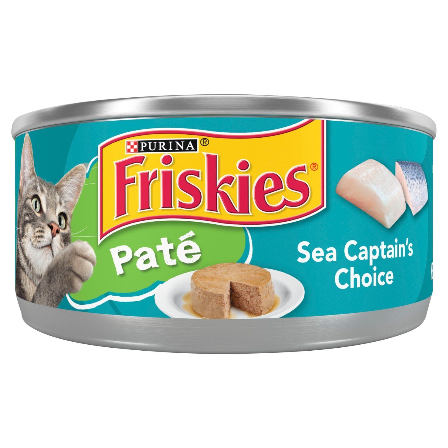 Purina Friskies Paté Sea Captain's Choice Cat Food, 5.5 oz