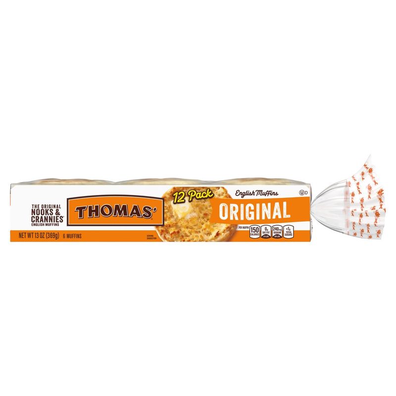 Thomas' Original English Muffins, 12 count, 13 oz