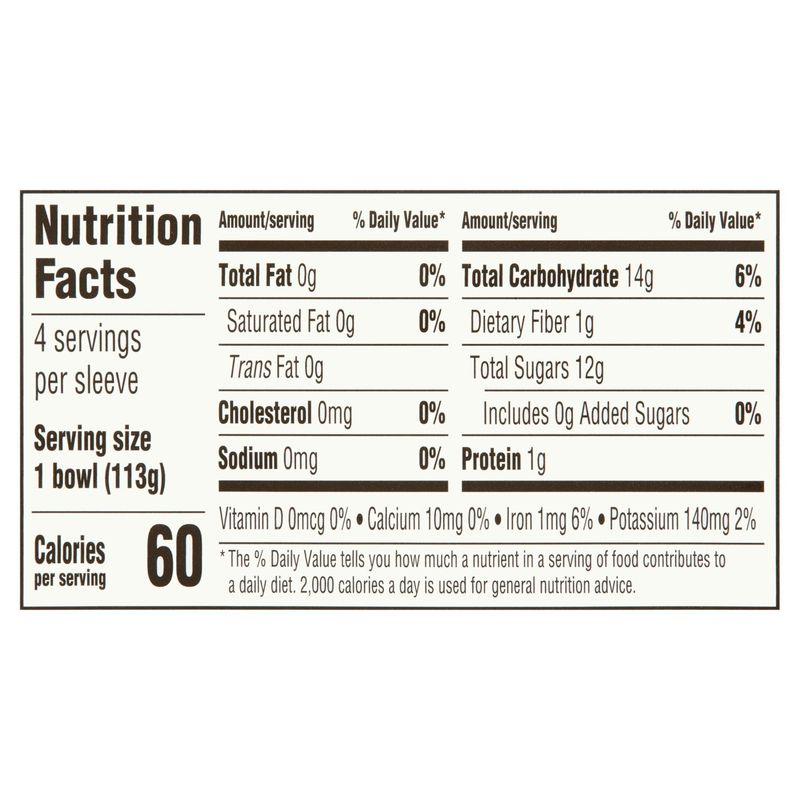 Wholesome Pantry Organic Yellow Cling Diced Peaches, 4 oz, 4 count