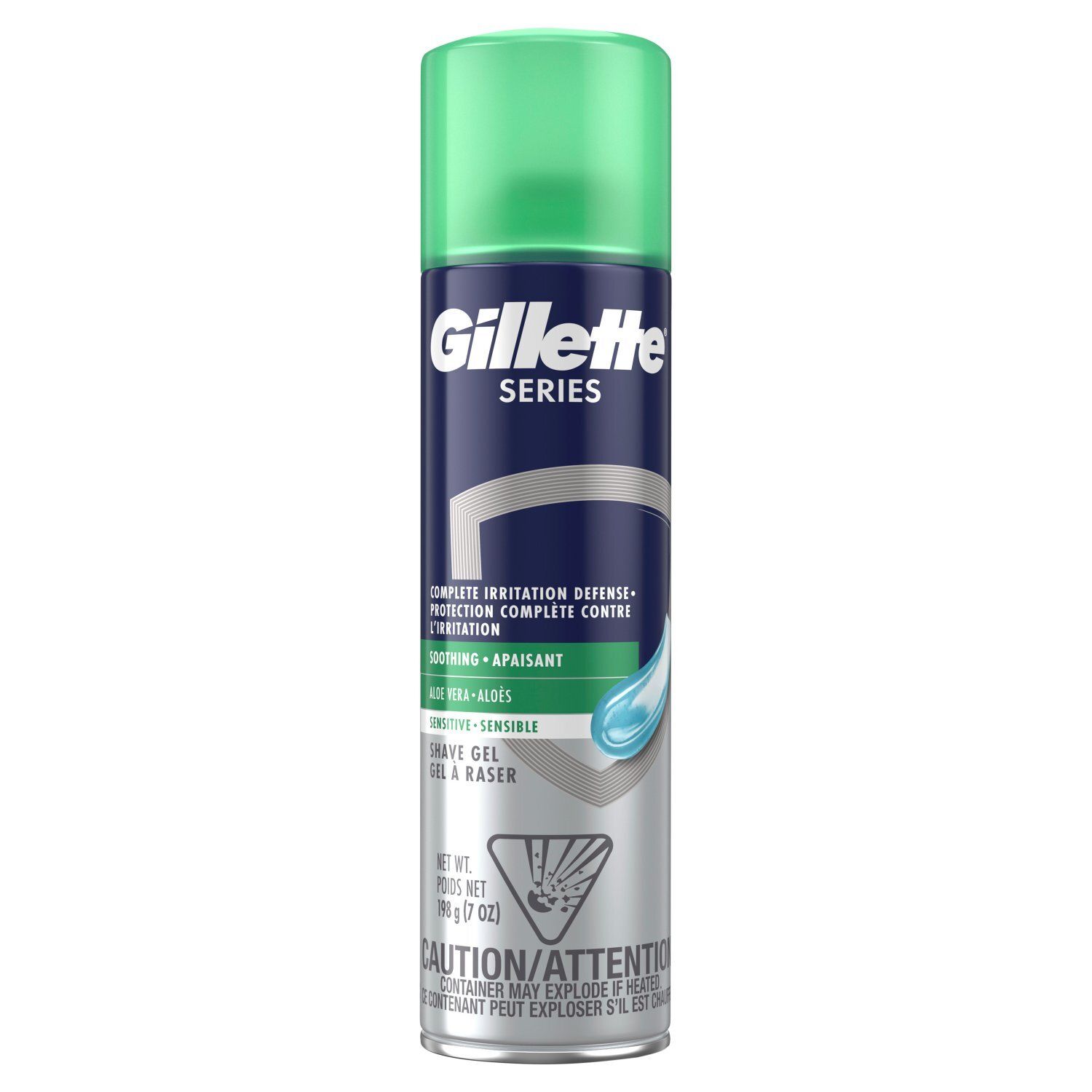 Gillette Series Soothing Aloe Vera Sensitive Shave Gel, 7 oz