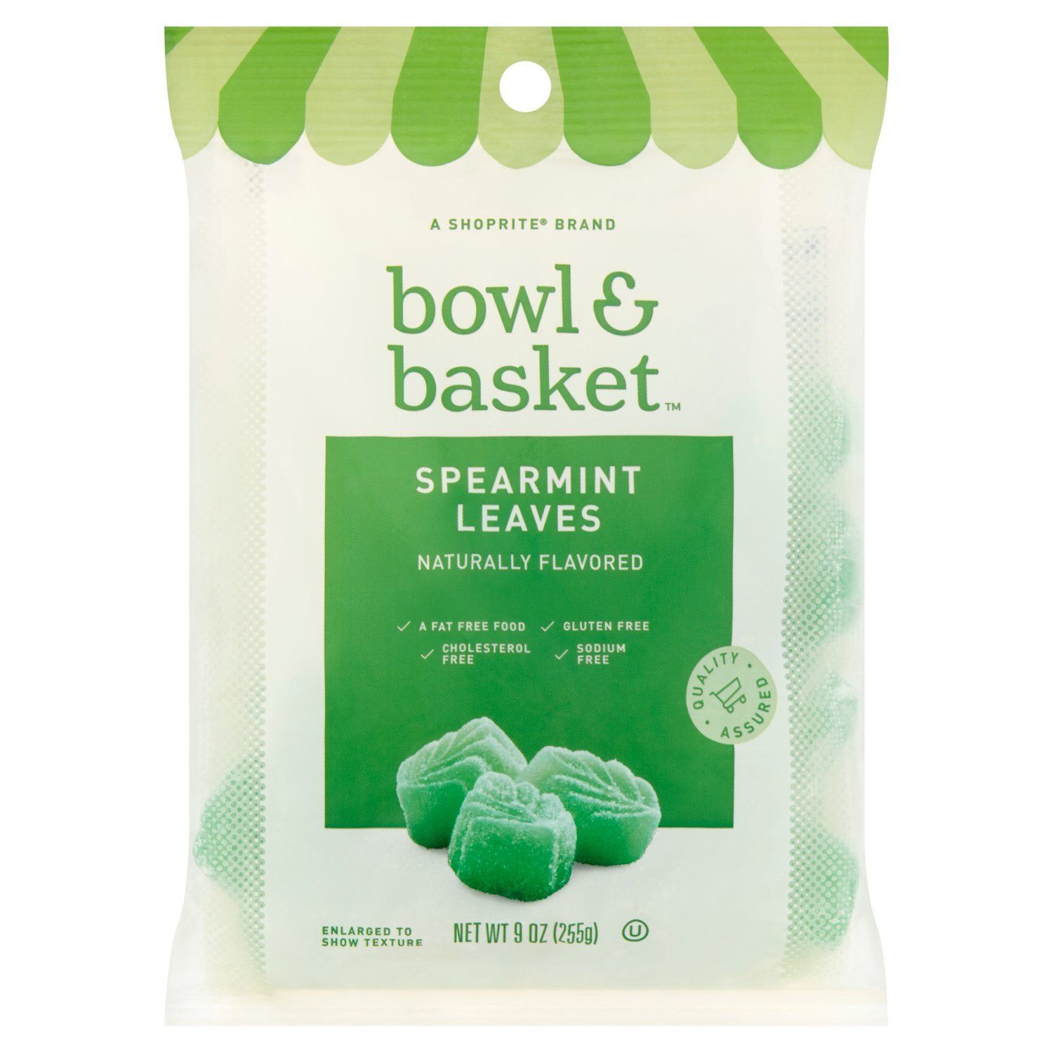 Bowl &amp; Basket Spearmint Leaves Candies, 9 oz