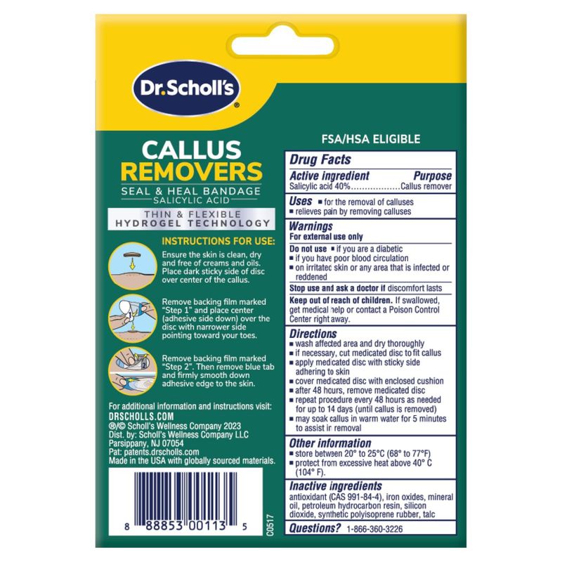 Dr. Scholl's Callus Removers, 4 count