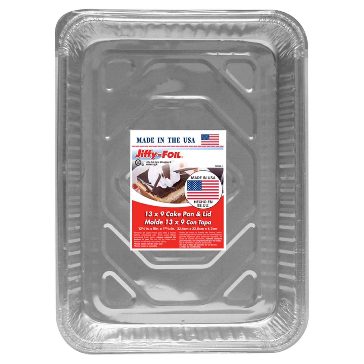 Jiffy-Foil 13 x 9 Cake Pan &amp; Lid