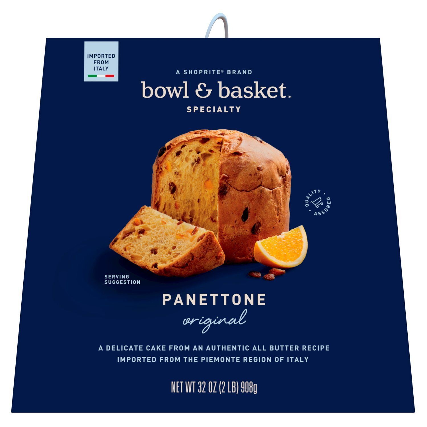 Bowl &amp; Basket Specialty Original Panettone, 32 oz