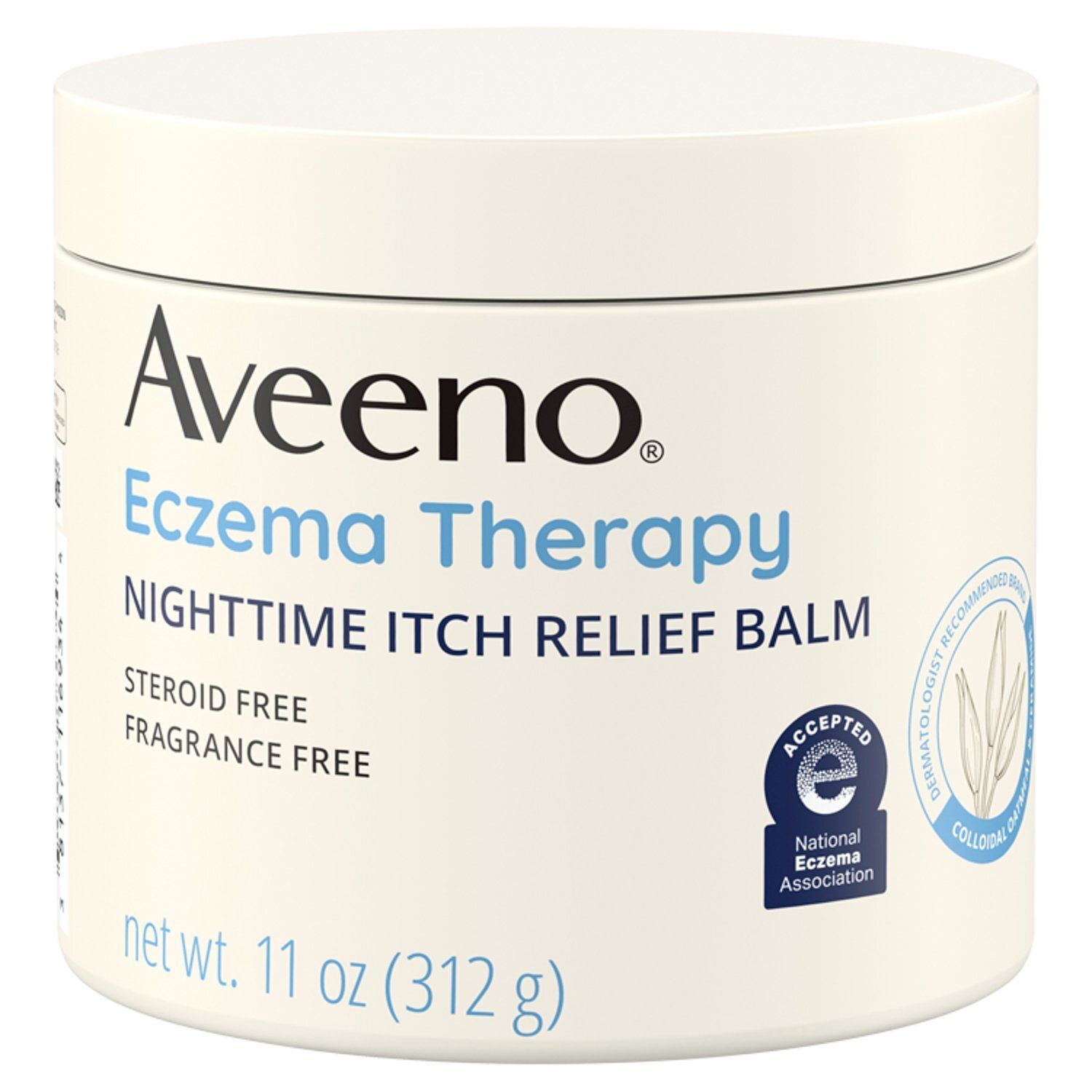 Aveeno Eczema Therapy Nighttime Itch Relief Balm, 11 oz