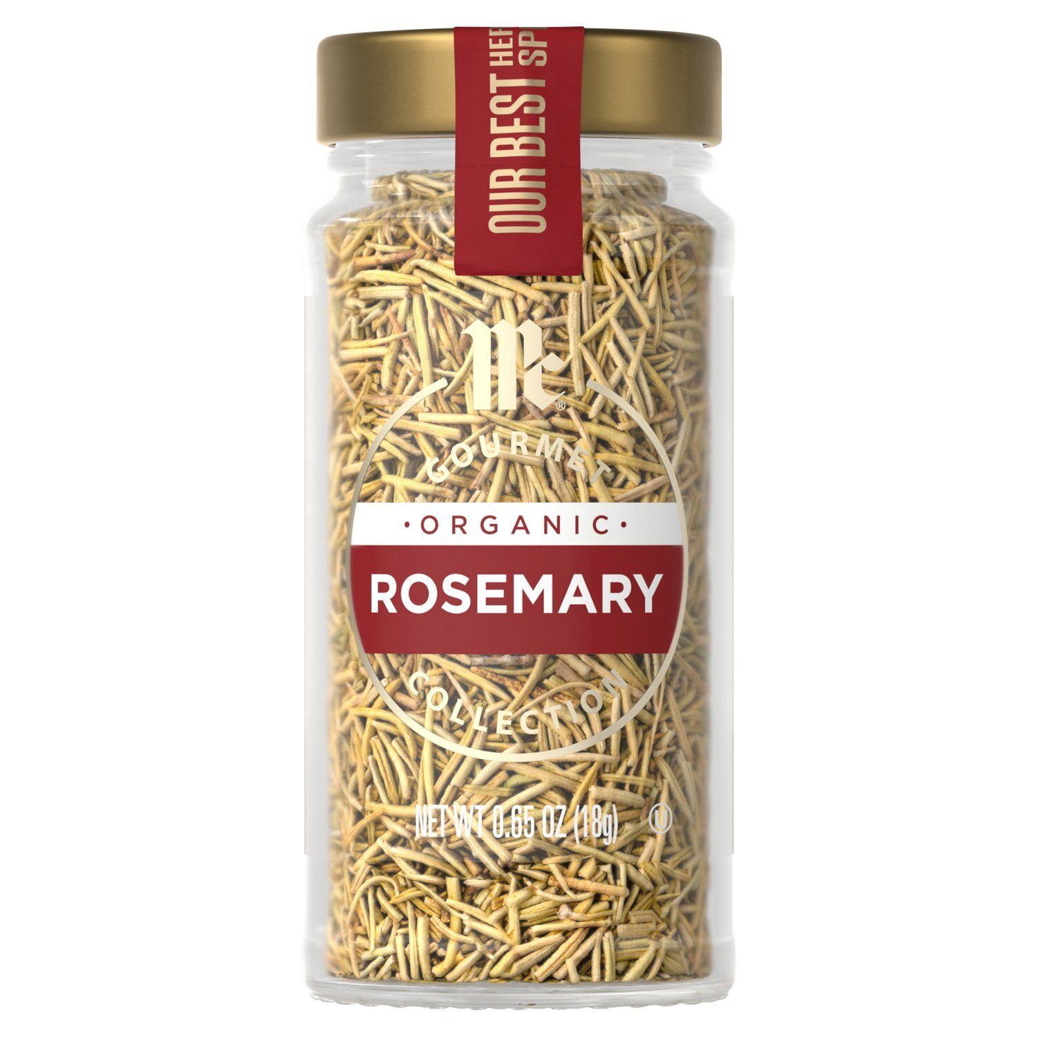 McCormick Gourmet Collection Organic Rosemary, 0.65 oz