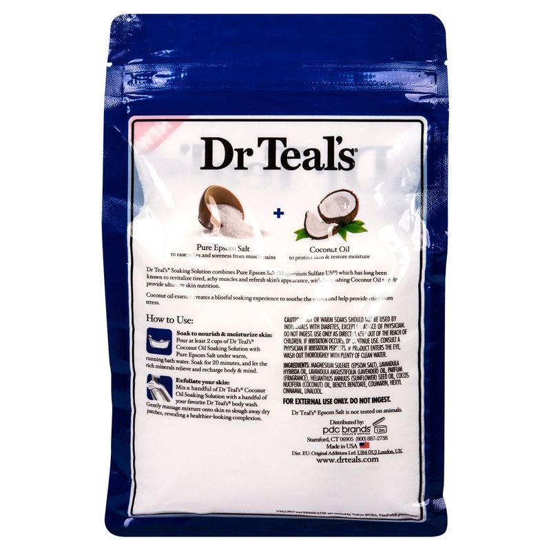 Dr Teal's Pure Epsom Salt Soaking Solution, 3 lbs