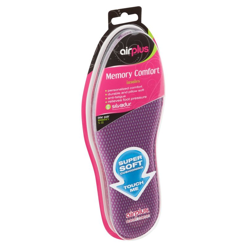 Airplus Memory Comfort Women's Insoles, 5-11, one pair