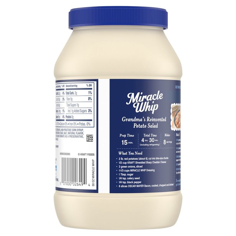 Miracle Whip Dressing, 30 fl oz