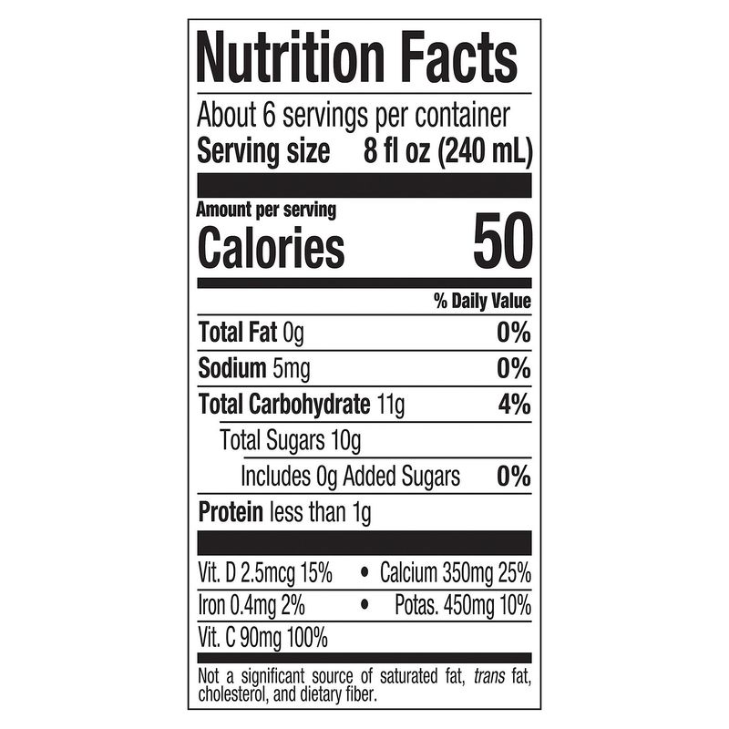 Tropicana Light Orange Juice, No Pulp With Calcium, 46 Fl Oz Bottle