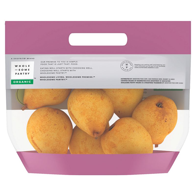 Wholesome Pantry Organic Bosc Pears, 2 lb bag