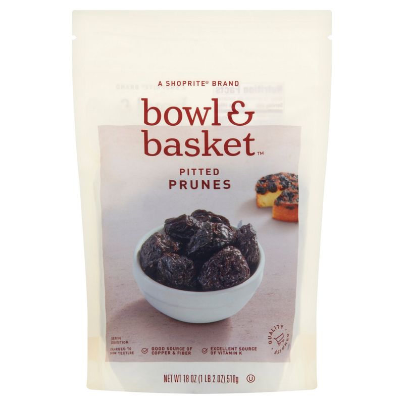 Bowl &amp; Basket Pitted Prunes, 18 oz
