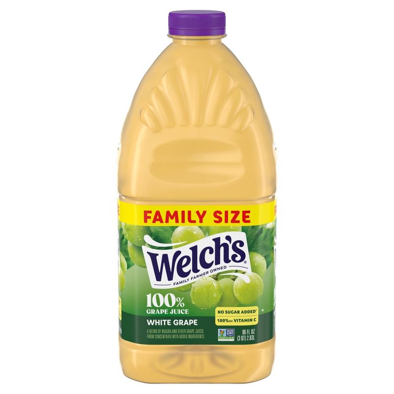 Welch's 100% White Grape Juice Family Size, 96 fl oz