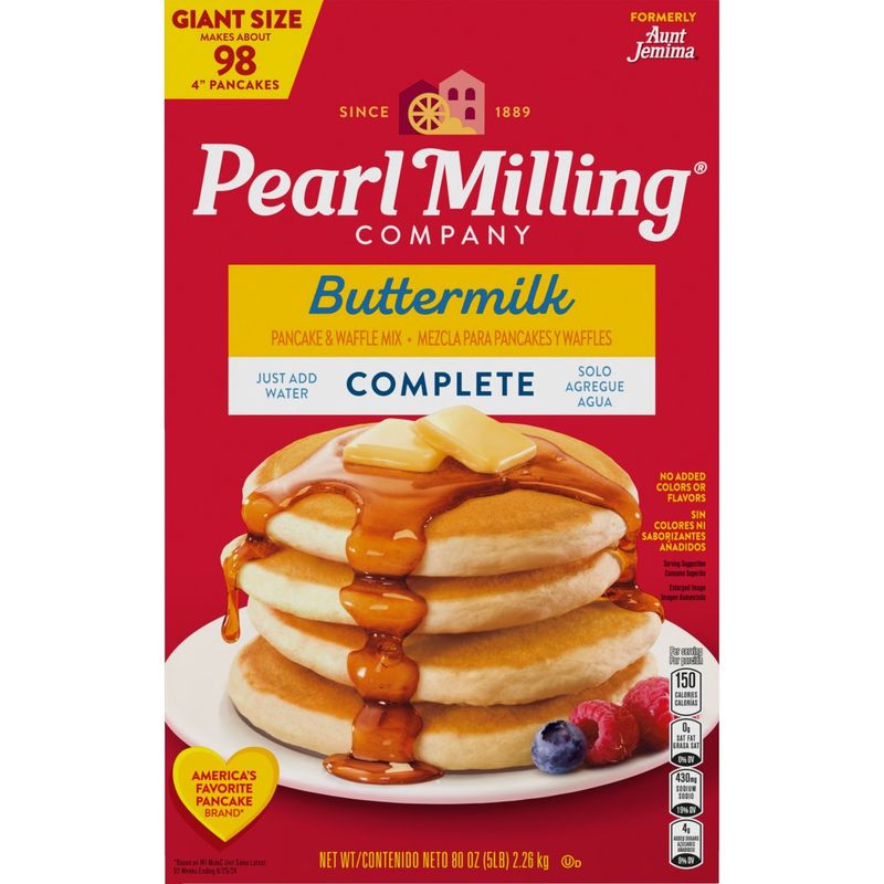 Pearl Milling Company Complete Pancake &amp; Waffle Mix Buttermilk 80 Oz