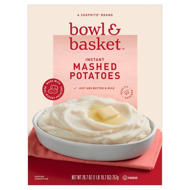 Bowl &amp; Basket Instant Mashed Potatoes, 26.7 oz