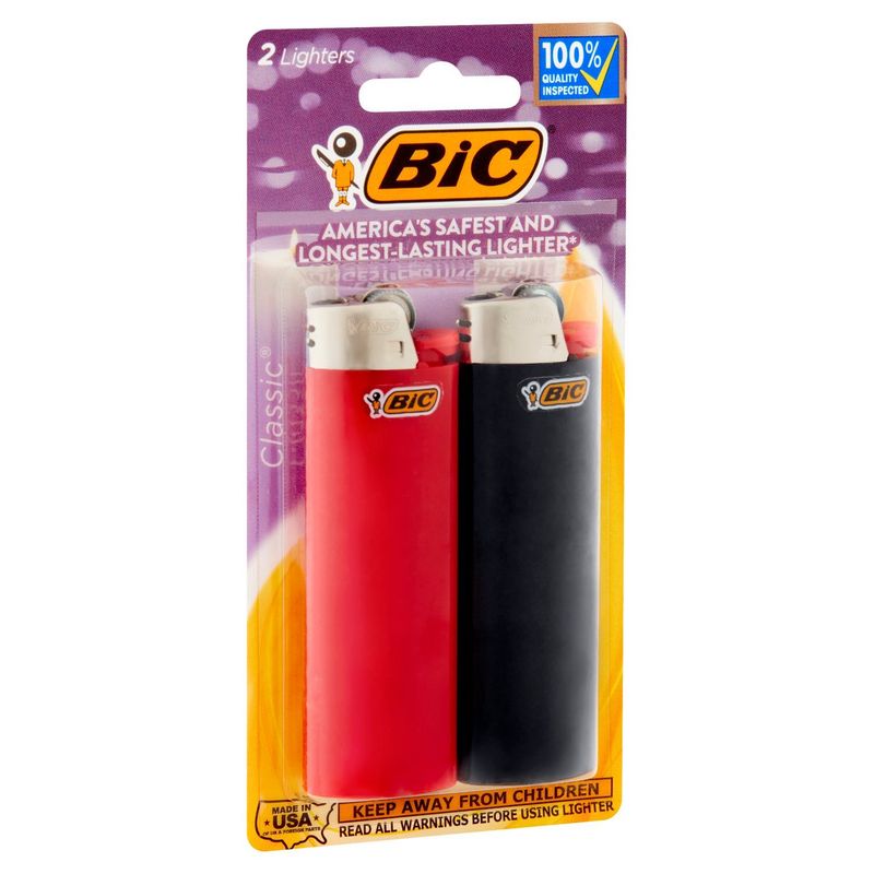 BIC Classic Lighters, 2 count