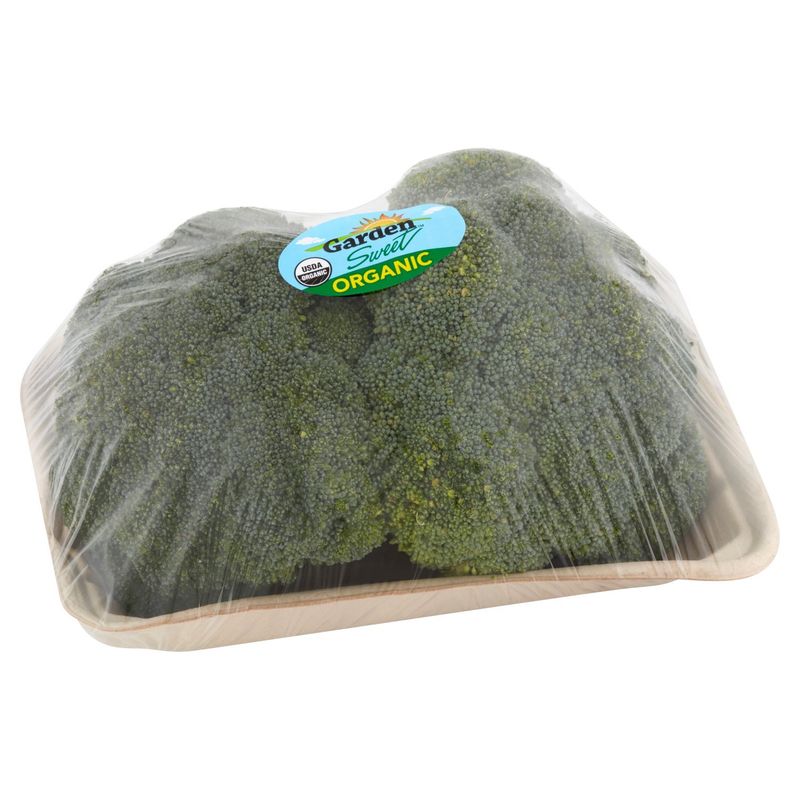 Garden Sweet Organic Broccoli Crowns, 1 lb