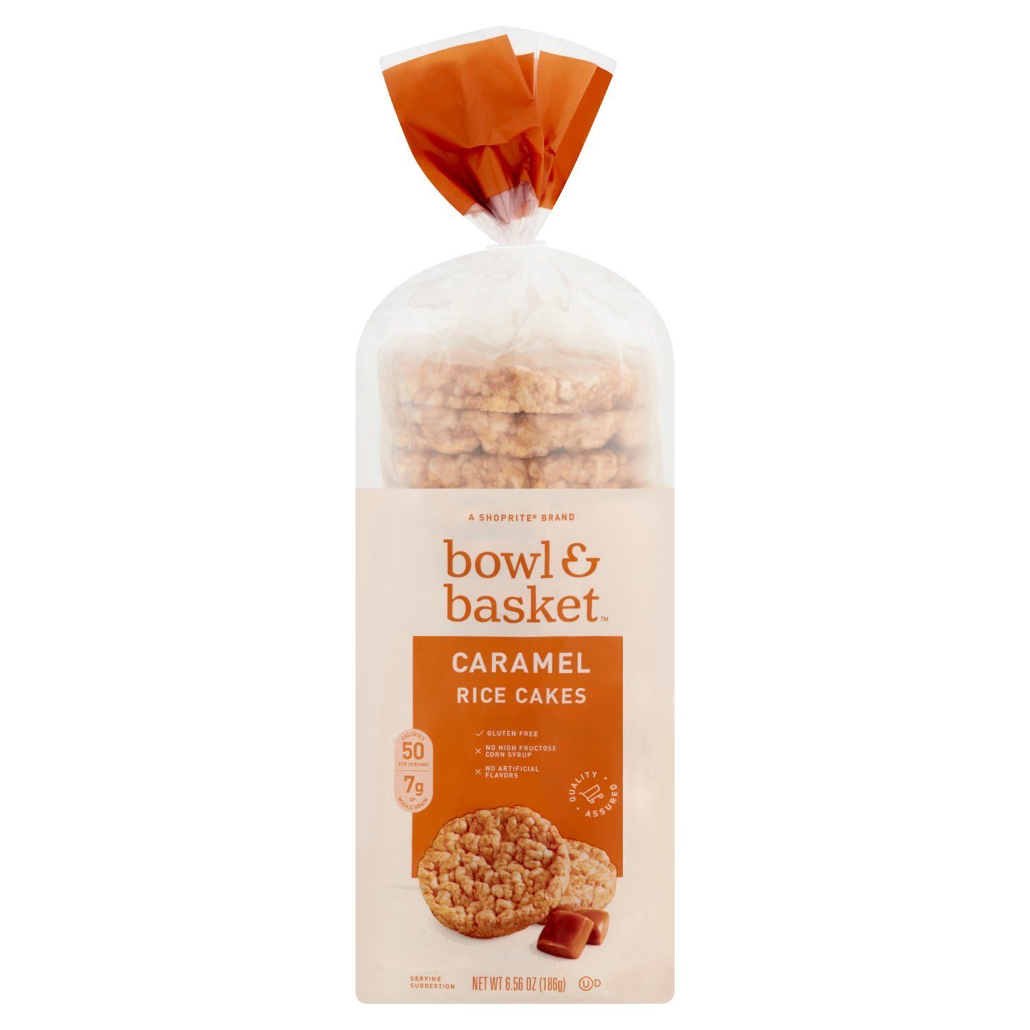 Bowl &amp; Basket Caramel Rice Cakes, 6.56 oz