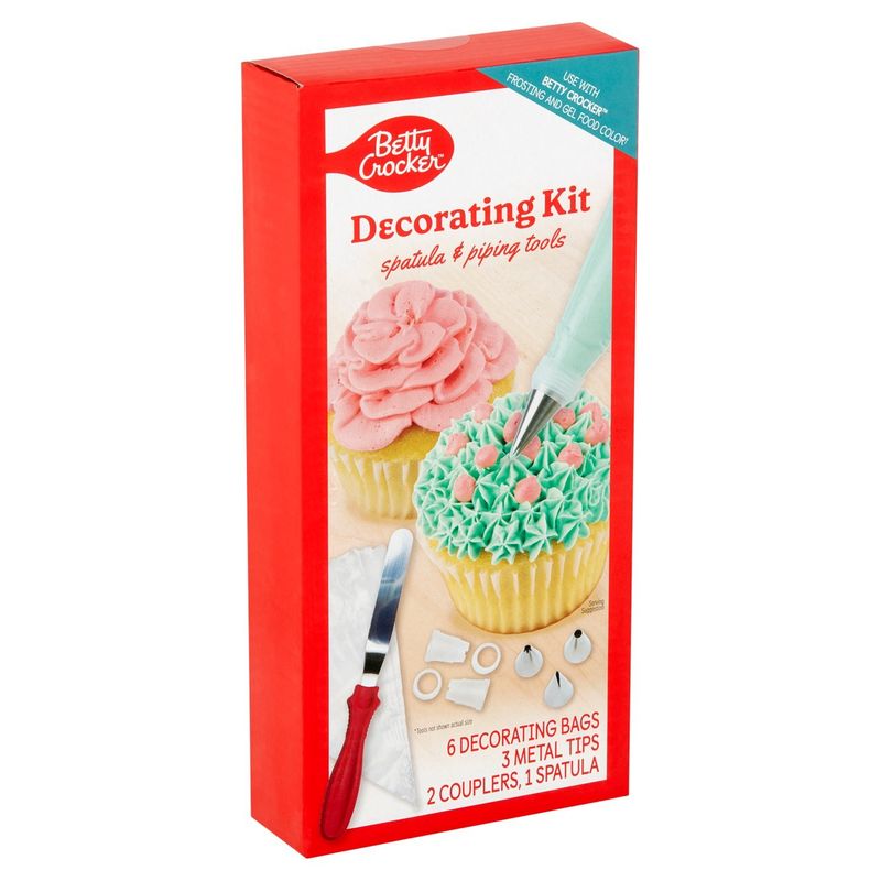 Betty Crocker Spatula &amp; Piping Tools Decorating Kit