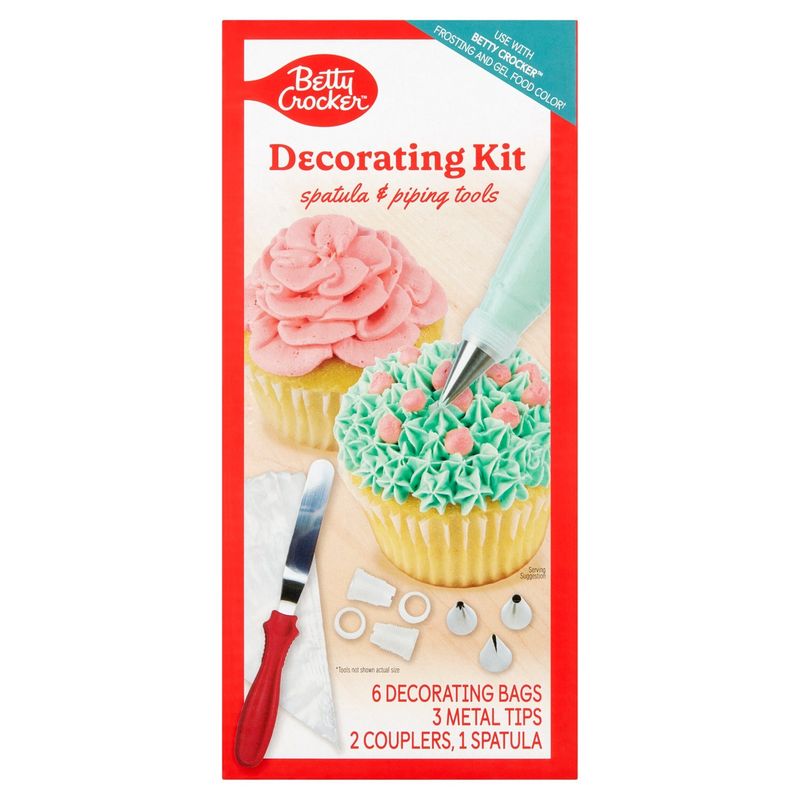 Betty Crocker Spatula &amp; Piping Tools Decorating Kit