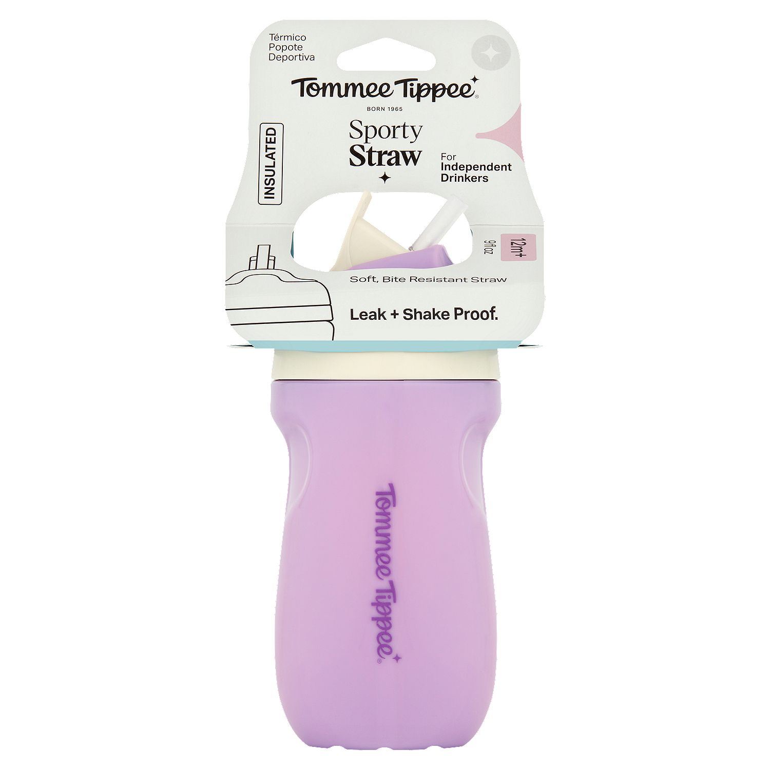 Tommee Tippee 9 fl oz Sporty Straw, 12m+