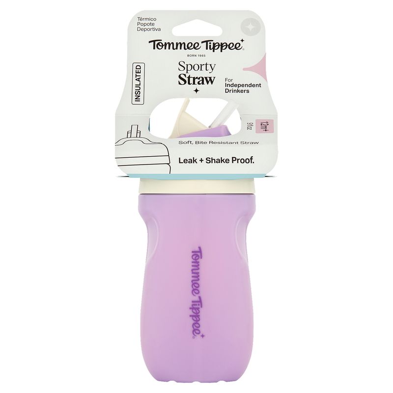 Tommee Tippee 9 fl oz Sporty Straw, 12m+