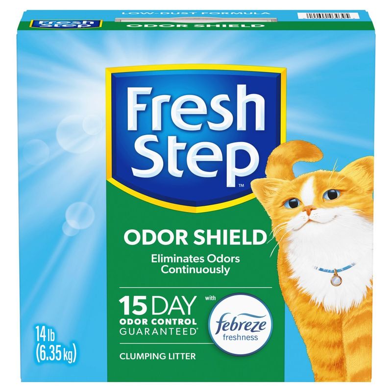 Fresh Step Odor Shield Clumping Litter, 14 lb