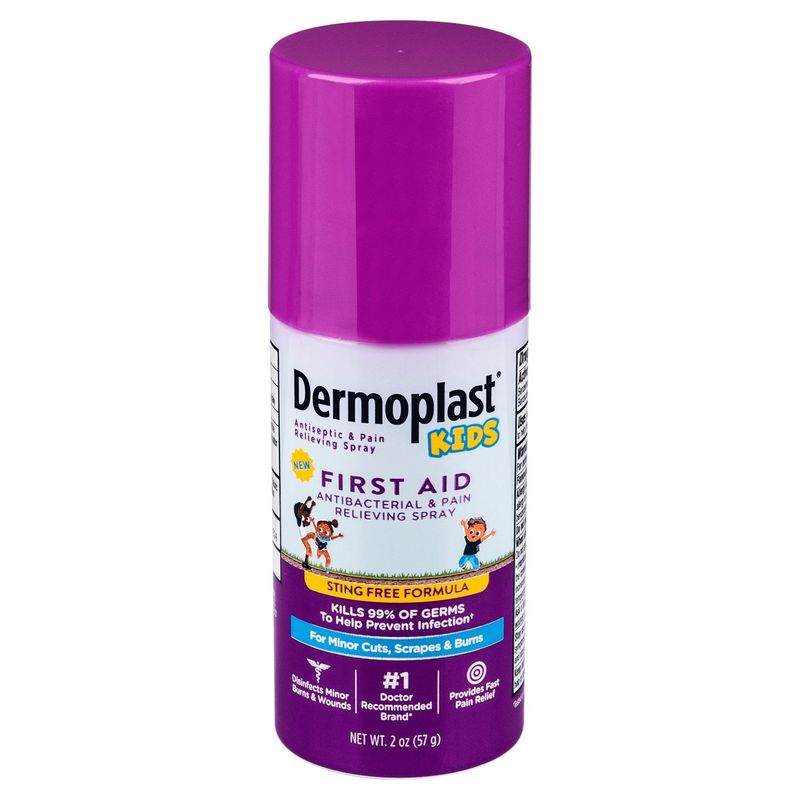 Dermoplast Kids First Aid Antiseptic &amp; Pain Relieving Spray, 2 oz