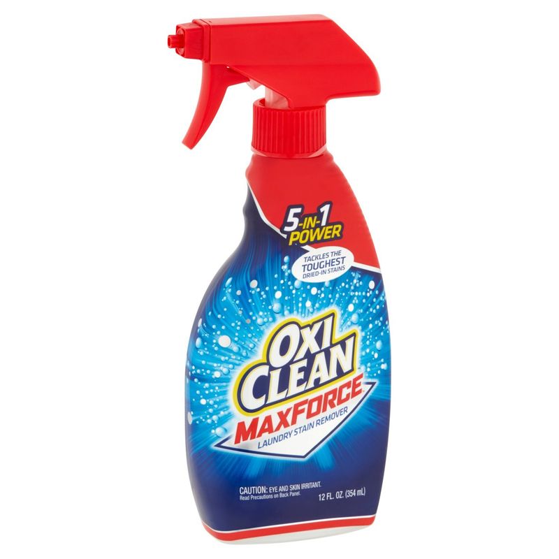 OxiClean MaxForce 5-in-1 Power Laundry Stain Remover, 12 fl oz