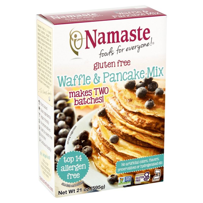 Namaste Gluten Free Waffle &amp; Pancake Mix, 21 oz