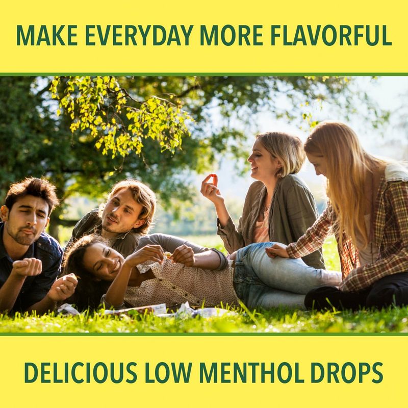Ricola Sugar Free Lemon Mint Oral Anesthetic Drops Family Size, 45 count