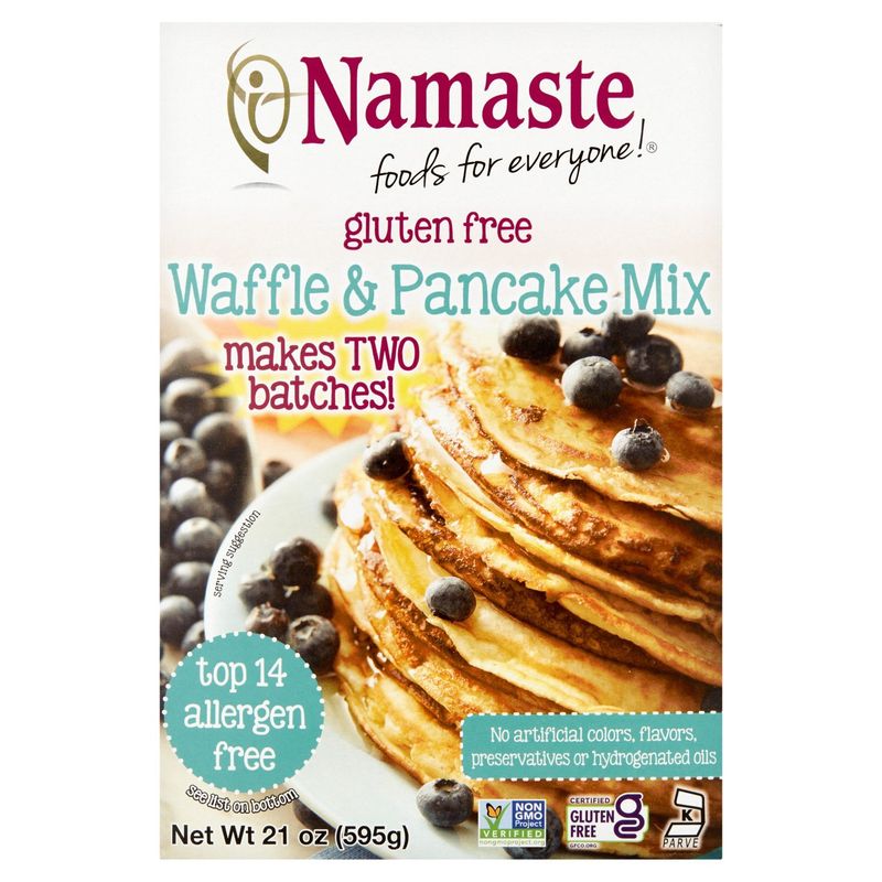 Namaste Gluten Free Waffle &amp; Pancake Mix, 21 oz