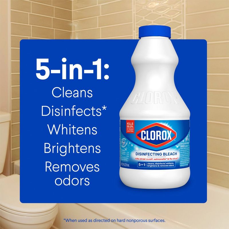 Clorox Disinfecting Bleach, 24 fl oz