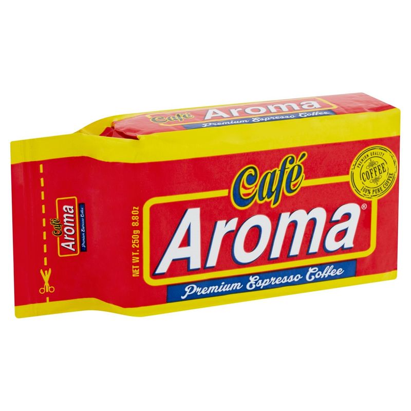 Café Aroma Premium Espresso Coffee, 8.8 oz