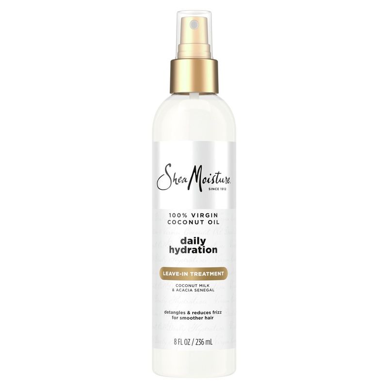 SheaMoisture 100% Virgin Coconut Oil Leave-In Treatment, 8 fl oz