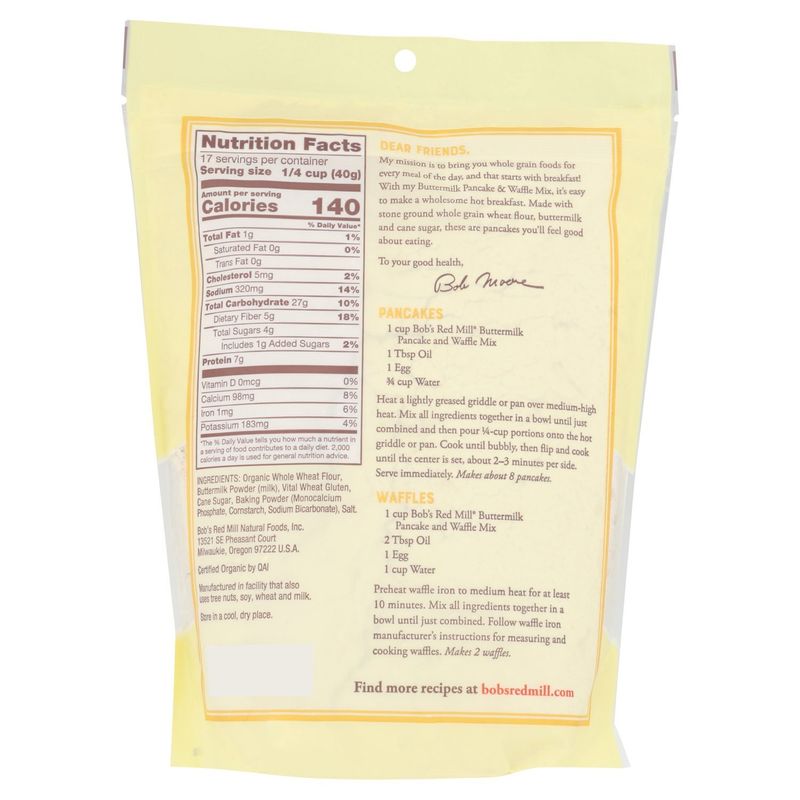 Bob's Red Mill Buttermilk Pancake &amp; Waffle Mix, 24 oz