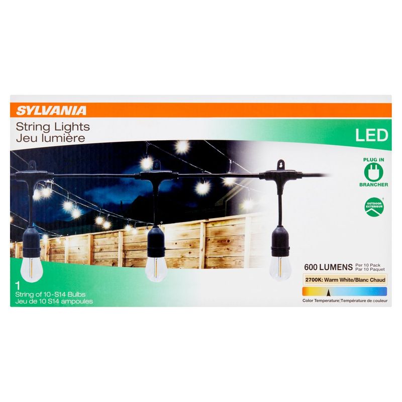 Sylvania Warm White LED String Lights, 1 count