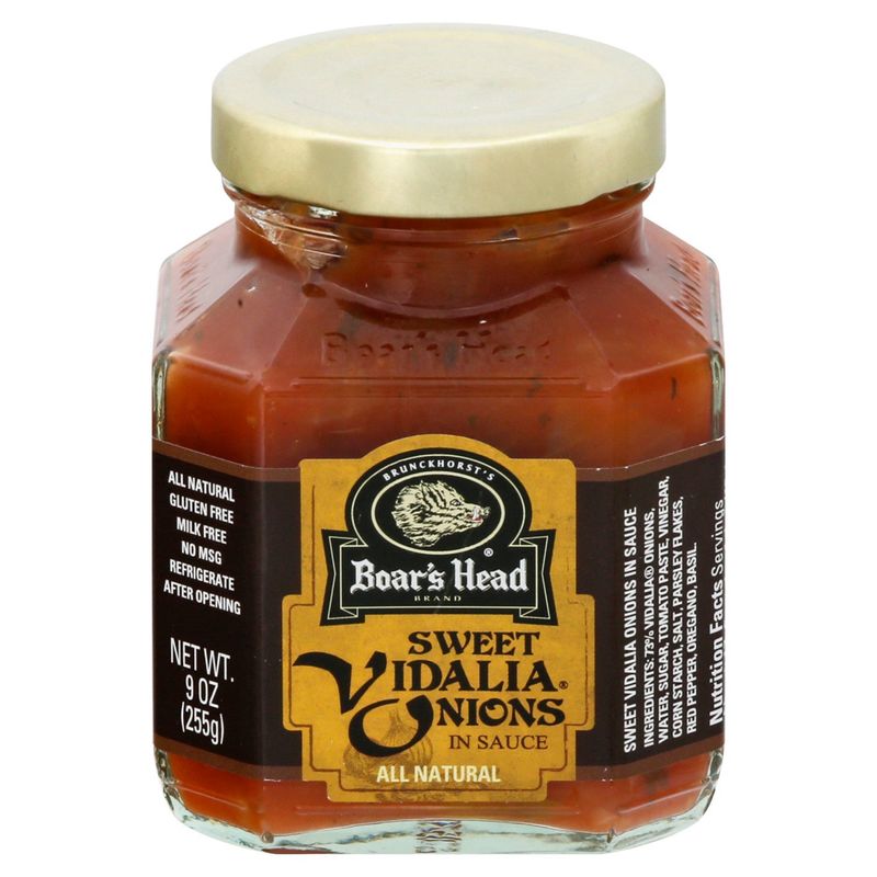 Boar's Head Sweet Vidalia Onions in Sauce, 9 oz