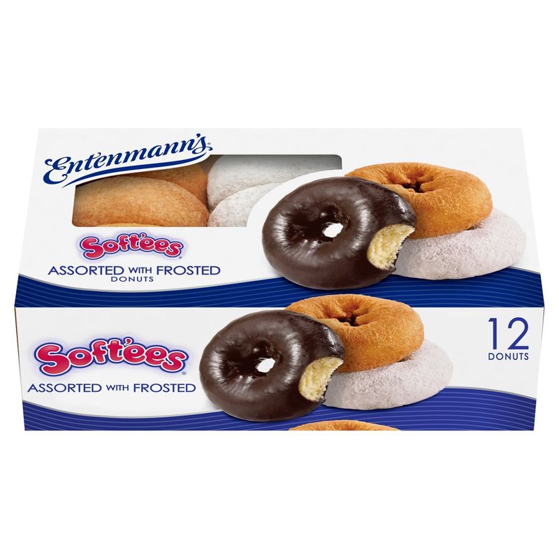 Entenmann's Soft'ees Donuts, 12 count, 4.5 oz